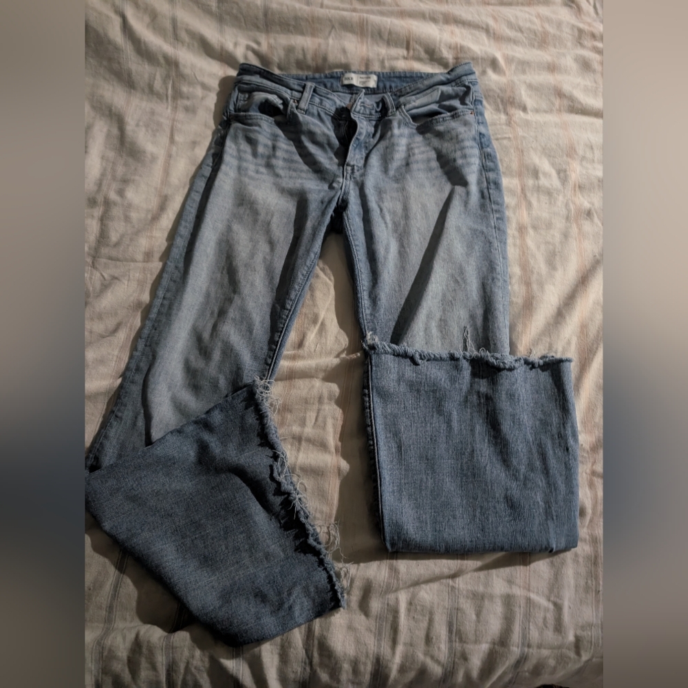 Frayed Hem BKE Blue Jeans